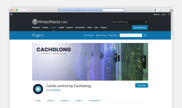 cacholong Wordpress optimaliseren plugin pagina